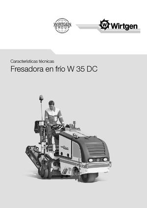 Fresadoras de caminos Wirtgen W 35 DC