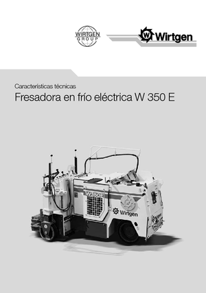Fresadoras de caminos Wirtgen W 350