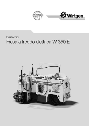 Fresadoras de caminos Wirtgen W 350