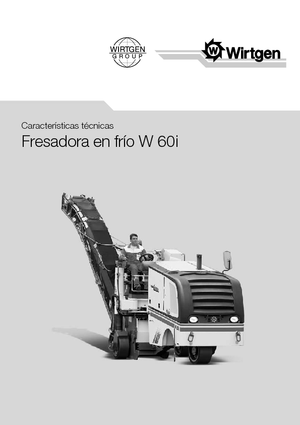 Fresadoras de caminos Wirtgen W 60 i