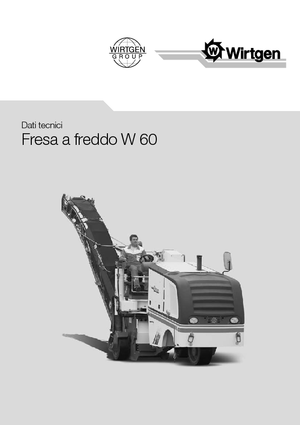 Fresadoras de caminos Wirtgen W 60