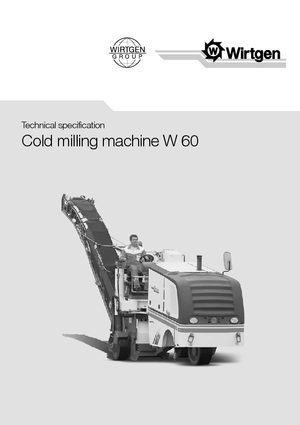 Fresadoras de caminos Wirtgen W 60
