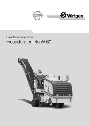 Fresadoras de caminos Wirtgen W 60