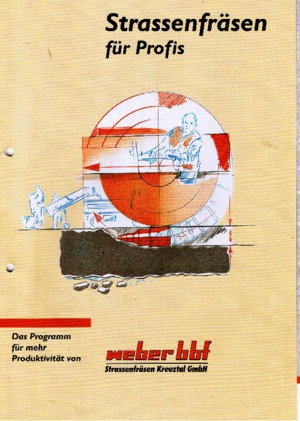 Fresadoras de caminos weber bbf SF 415