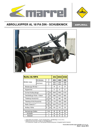Basculantes  roll-of Marrel AL 18 PA DIN 56 S-B