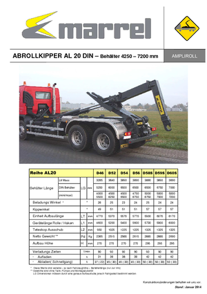 Basculantes  roll-of Marrel AL 20 DIN 59 S-B