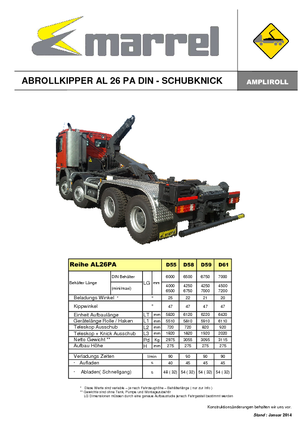 Basculantes  roll-of Marrel AL 26 PA DIN 58 B