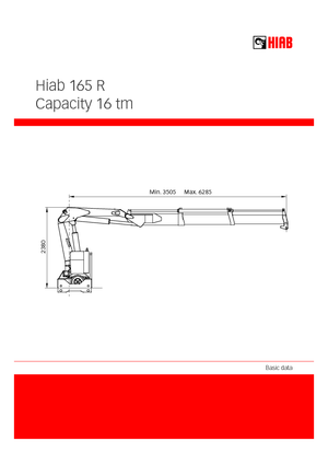 Grúas de carga móviles Hiab 165 R-F3