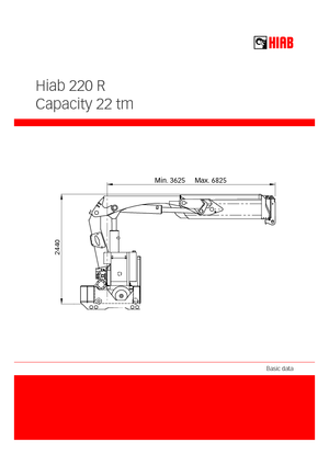 Grúas de carga móviles Hiab 220 R-F2