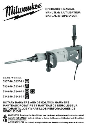 Martillos Rotativos Milwaukee 5340-21