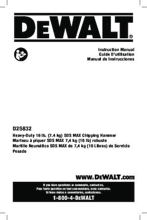 Martillos Rotativos DEWALT D25832K