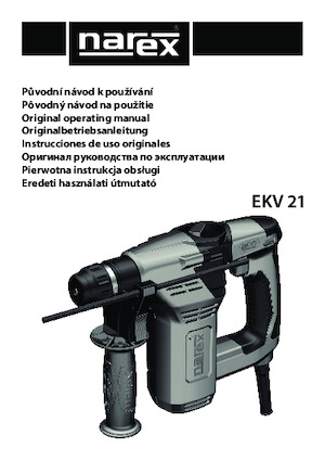Martillos Rotativos Narex EKV 21