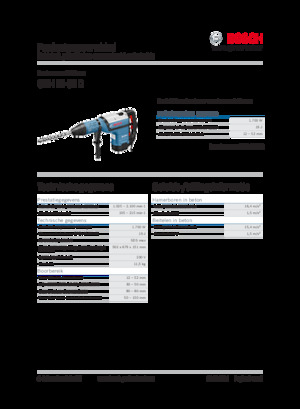 Martillos Rotativos Bosch GBH 12-52 D