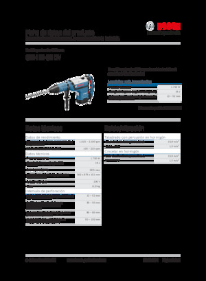 Martillos Rotativos Bosch GBH 12-52 DV