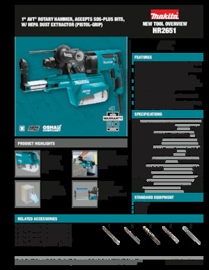 Martillos Rotativos Makita HR2651