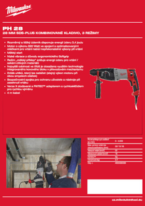 Martillos Rotativos Milwaukee PH 28