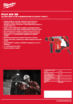 Martillos Rotativos Milwaukee PLH 28 XE