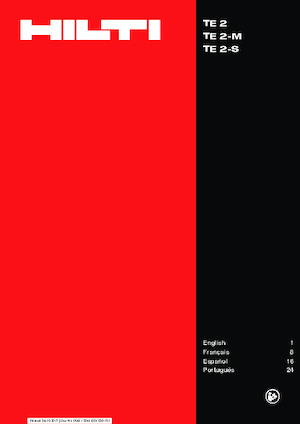 Martillos Rotativos Hilti TE 2