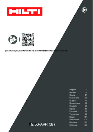 Martillos Rotativos Hilti TE 50-AVR