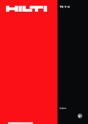 Martillos Rotativos Hilti TE 7-C 