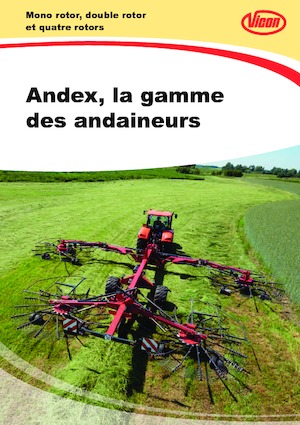 Rastrillos rotativos Vicon Andex 1304 Plus