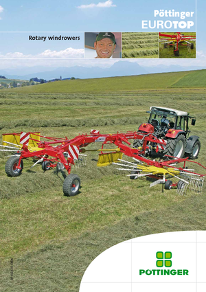 Rastrillos rotativos Pöttinger EuroTop 881 A