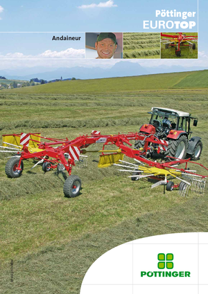 Rastrillos rotativos Pöttinger EuroTop 881 A