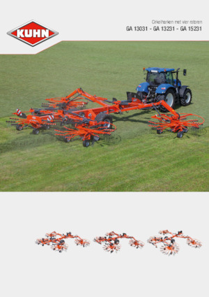 Rastrillos rotativos Kuhn GA 15231 