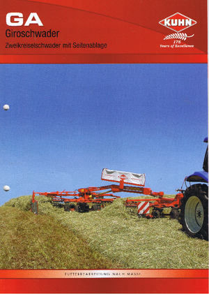 Rastrillos rotativos Kuhn GA 6522
