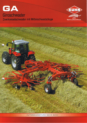 Rastrillos rotativos Kuhn GA 7301