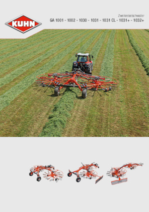 Rastrillos rotativos Kuhn GA 8830
