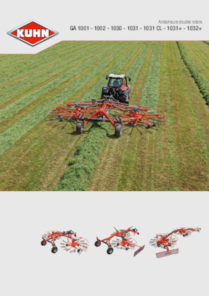 Rastrillos rotativos Kuhn GA 8830