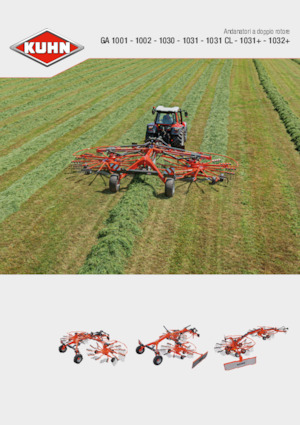 Rastrillos rotativos Kuhn GA 8830