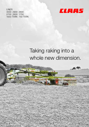 Rastrillos rotativos Claas Liner 2600