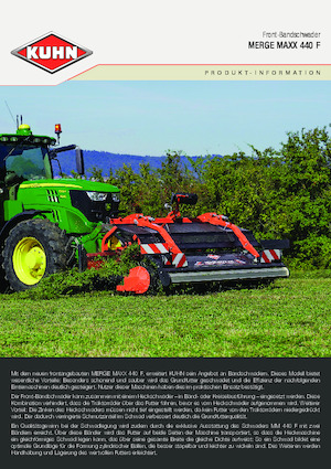 Rastrillos rotativos Kuhn Merge Maxx 442 F 