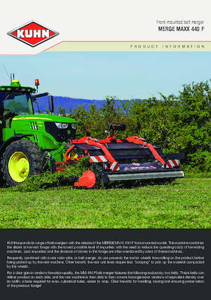 Rastrillos rotativos Kuhn Merge Maxx 442 F 