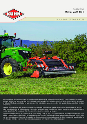 Rastrillos rotativos Kuhn Merge Maxx 442 F 