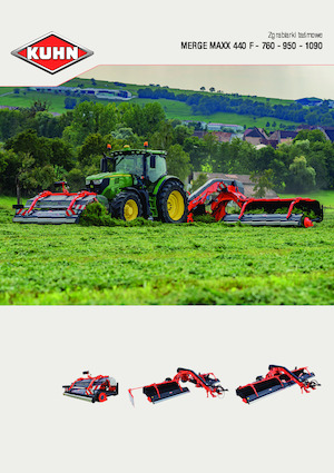 Rastrillos rotativos Kuhn Merge Maxx 762