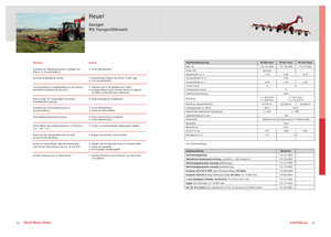 Rastrillos rotativos Fella TH 1101 Trans