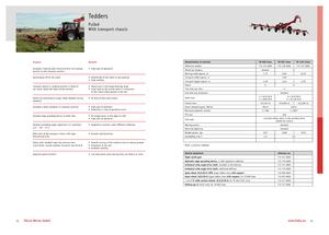 Rastrillos rotativos Fella TH 1101 Trans