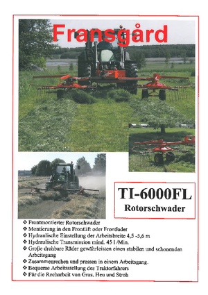 Rastrillos rotativos Fransgard TI 6000 FL