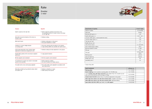 Rastrillos rotativos Fella TS 425 T Hydro