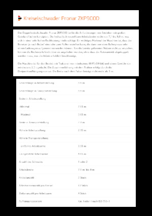 Rastrillos rotativos Pronar ZKP 900D