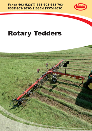 Rastrillos henificadores Vicon Fanex 763