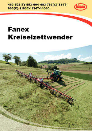 Rastrillos henificadores Vicon Fanex 604