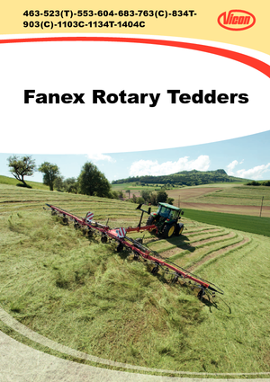 Rastrillos henificadores Vicon Fanex 604