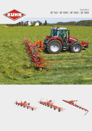 Rastrillos henificadores Kuhn GF 8700