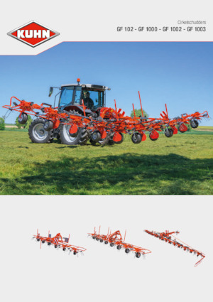 Rastrillos henificadores Kuhn GF 8700