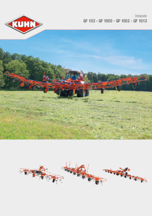 Rastrillos henificadores Kuhn GF 872