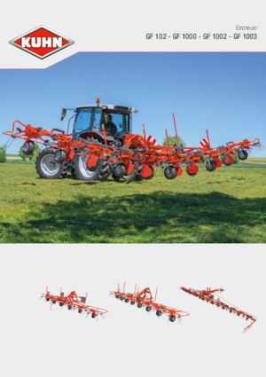 Rastrillos henificadores Kuhn GF 872